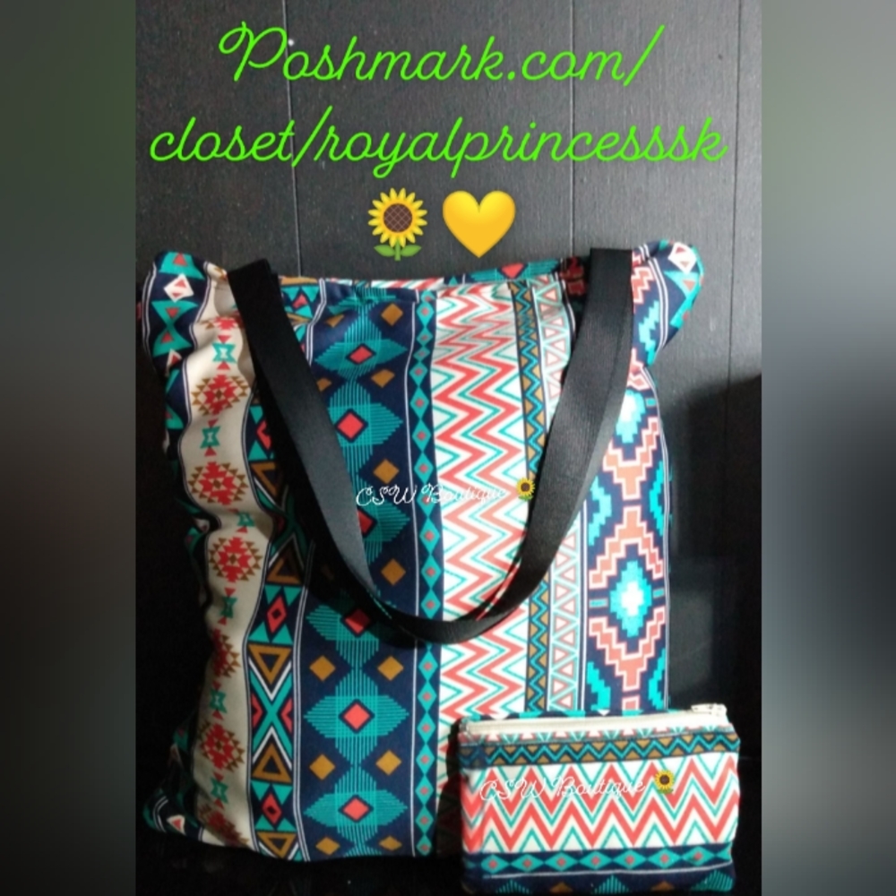 🌻 Beautiful Handmade Wallet and Tote bag 🛍️